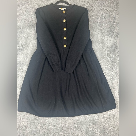Boden Dresses & Skirts - Boden Long Sleeves Relaxed Knitted Mini Dress Black Womens, Size 8L